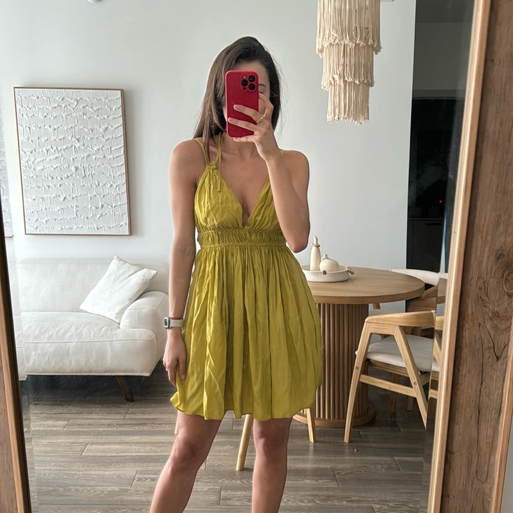 Green summer Dress